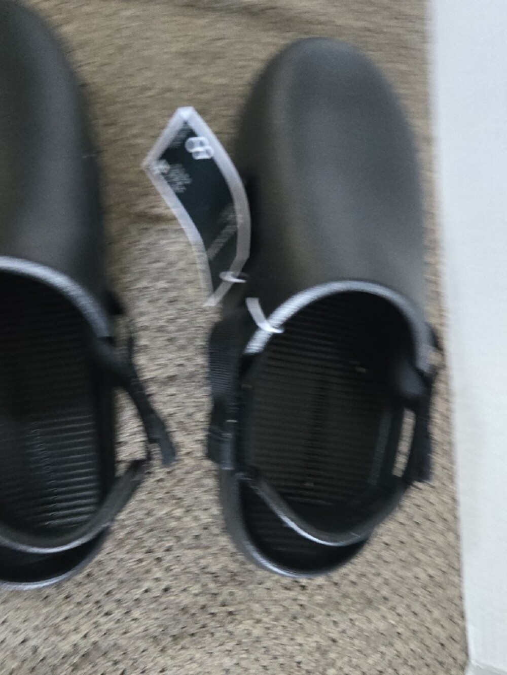 Nike Unisex Black Slip-On Clog Sandals with Heel Strap Size 8 Eur 39 Nwt Black - Picture 9 of 12